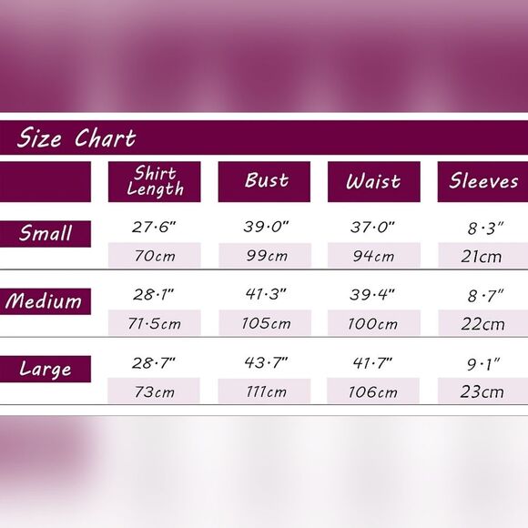 Rose red/ Pink Casual Short Sleeve collared Button down blouse Size Large - Picture 4 of 4